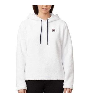 NWT FILA Josephine Sherpa Crop Hoodie